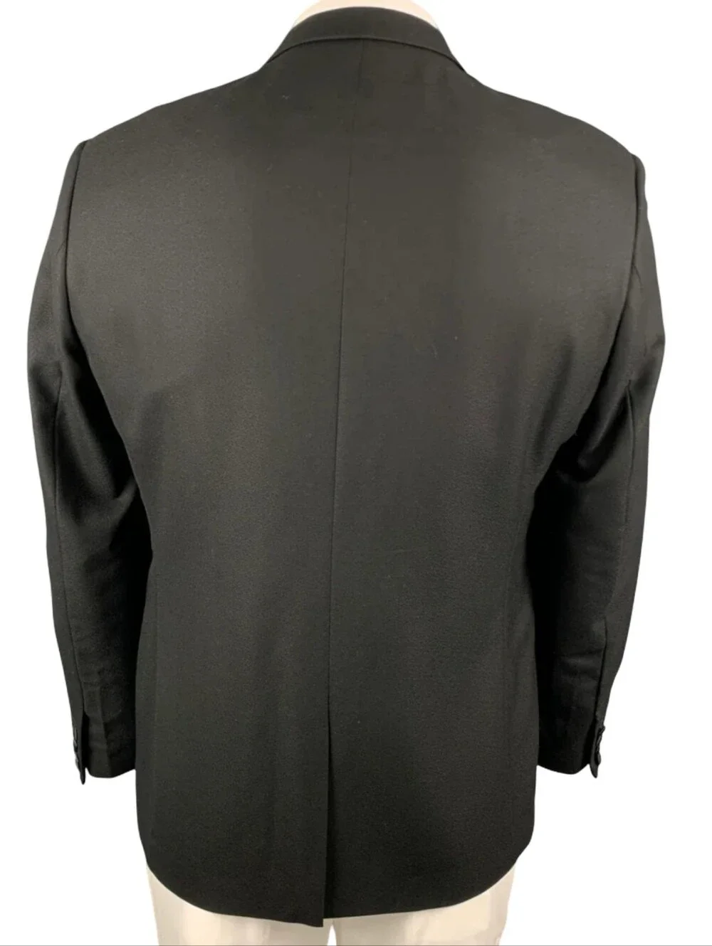 Sandro Paris Black Wool Tuxedo Blazer Size EU 52